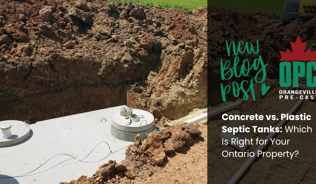 Concrete vs Plastic Septic Tanks